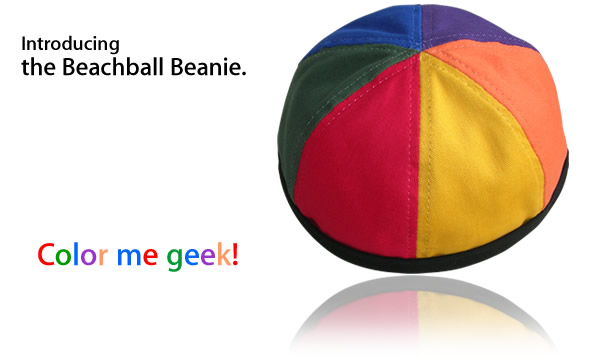 Introducing the Beachball Beanie!