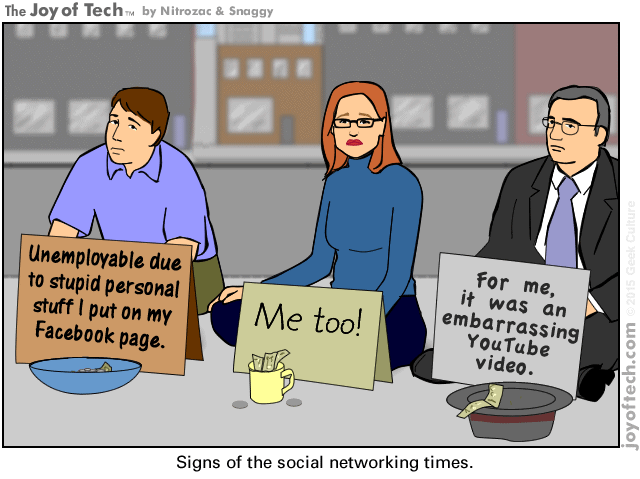 Signs of the social networking times!