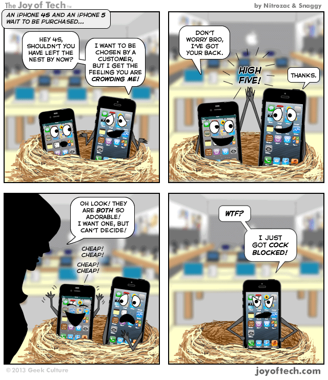 iPhone sibling rivalry
