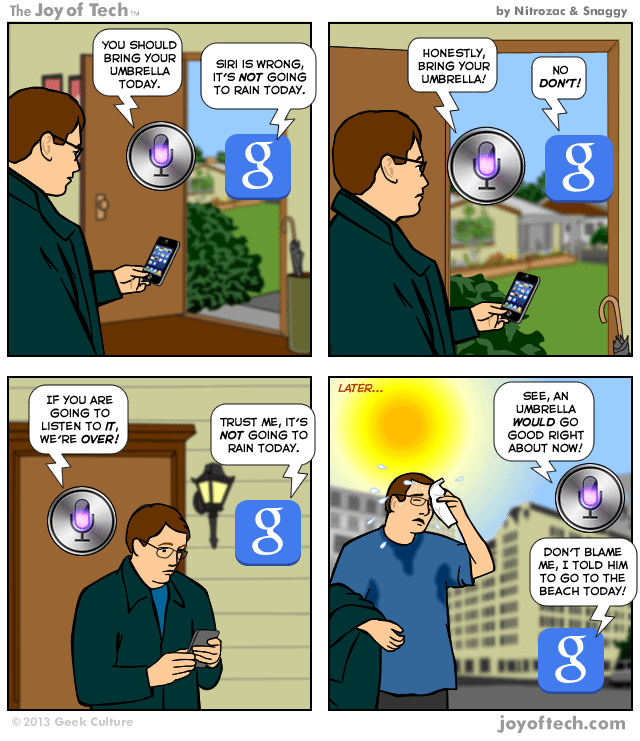 Siri VS Google Now