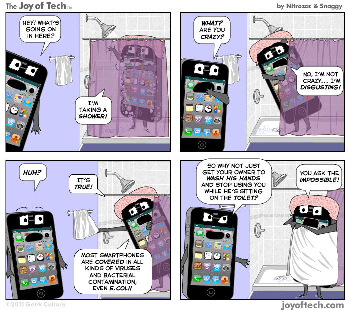 Your smartphone is disgusting!