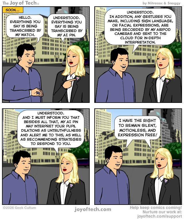 Why no one will talk to anyone in the near future.